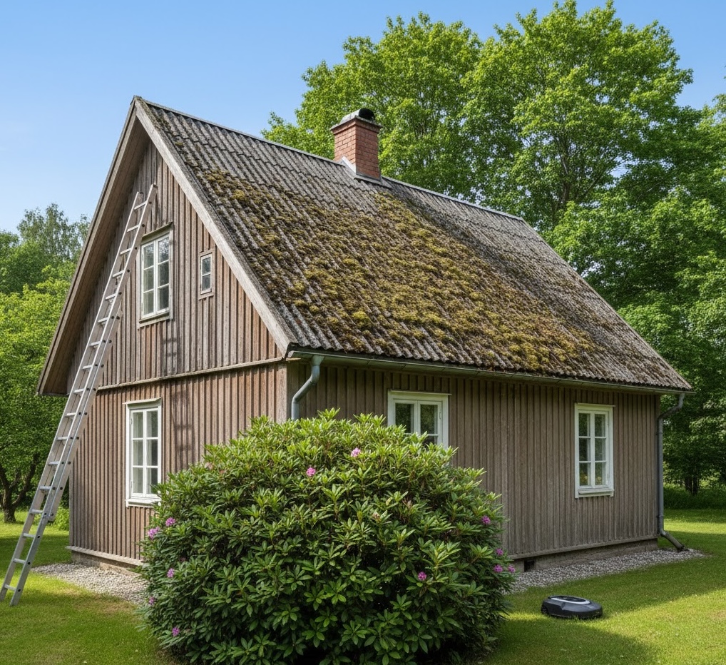 Vanligt tak – före takpannplåt
